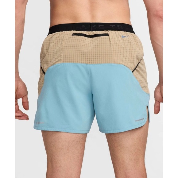 Nike Trail Running Shorts Mens Size Small Brief Lined FB4194-464 Blue NEW - Picture 2 of 16